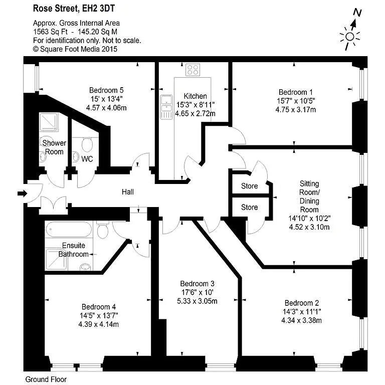 Rose Street Residence Edinburgh 0*,